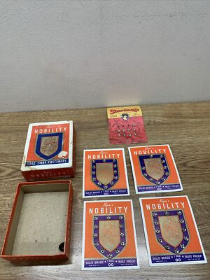 ESTATE FIND Lot Of Antique Vintage Sew-On Snap Fasteners Grippers