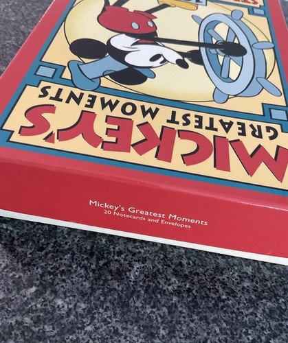 NEW Vintage Disney Mickey's Greatest Moments Steam Boat Willie Gift Box 8 X 2 - Picture 4 of 5