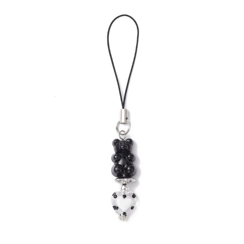 2Pcs Bear Pendant Keychain Detachable Phone Lanyard for Fashion Individuals - Zdjęcie 3 z 8