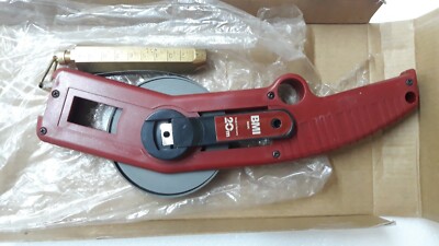 20M Schwarzes BMI Basis Edelstahl Öl Messband