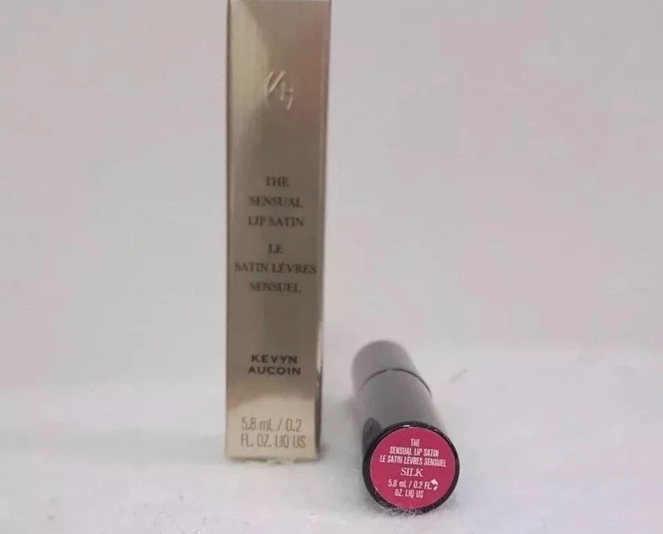 New Kevyn Aucoin The Sensual Lip Satin SILK Fuchsia Pink Lipgloss Lipstick $48 - Image 2 of 4