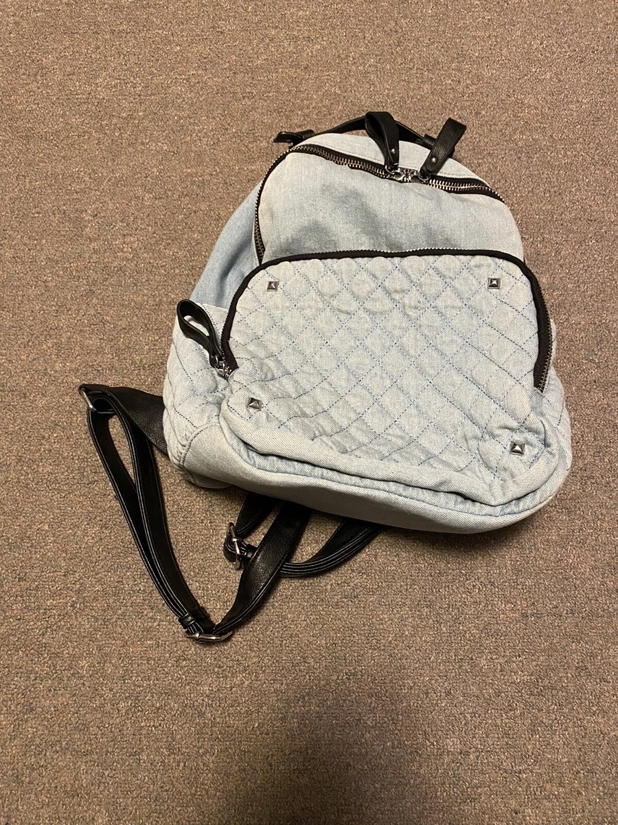 Denim Mini Backpack