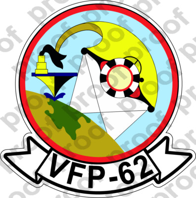 STICKER USN VFP 62 FIGHTING PHOTO
