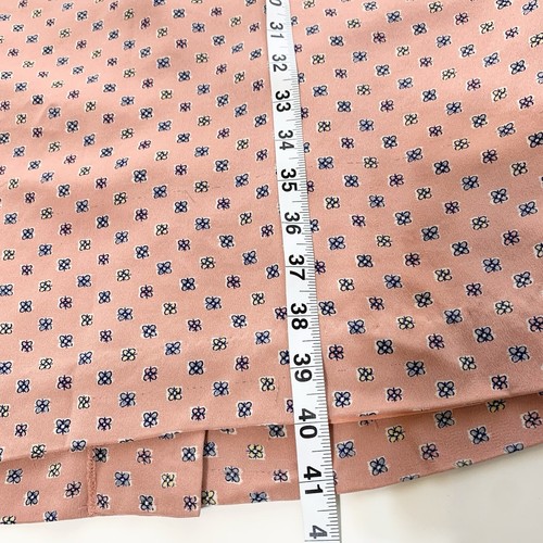 Vintage Talbots 100% Silk Dress Size 10 Short Sleeve Pink Floral Button Back - Picture 16 of 16