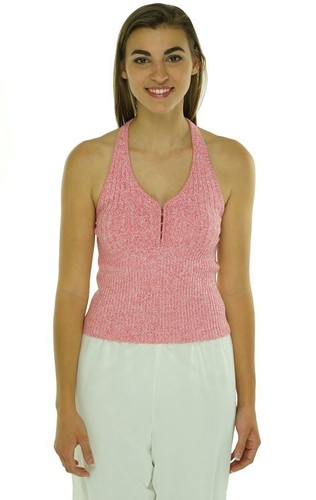 Guess Top Women's Halter Sweater Halter Top Yellow Small S NWT - 第 3/4 張圖片
