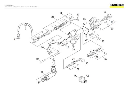 Karcher - Replacement Pieces Cylinder Head Kit - 90011050