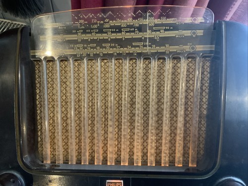 RARE Philips Vintage BX297U Tube Radio 1949 - Picture 17 of 23