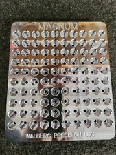 CNC Aluminum 100 Rd Reloading Block- Magnum Calibers made by Walberg Precision