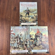 The Civil War 1999 Book Boxed Set 3 Books by William C. Davis