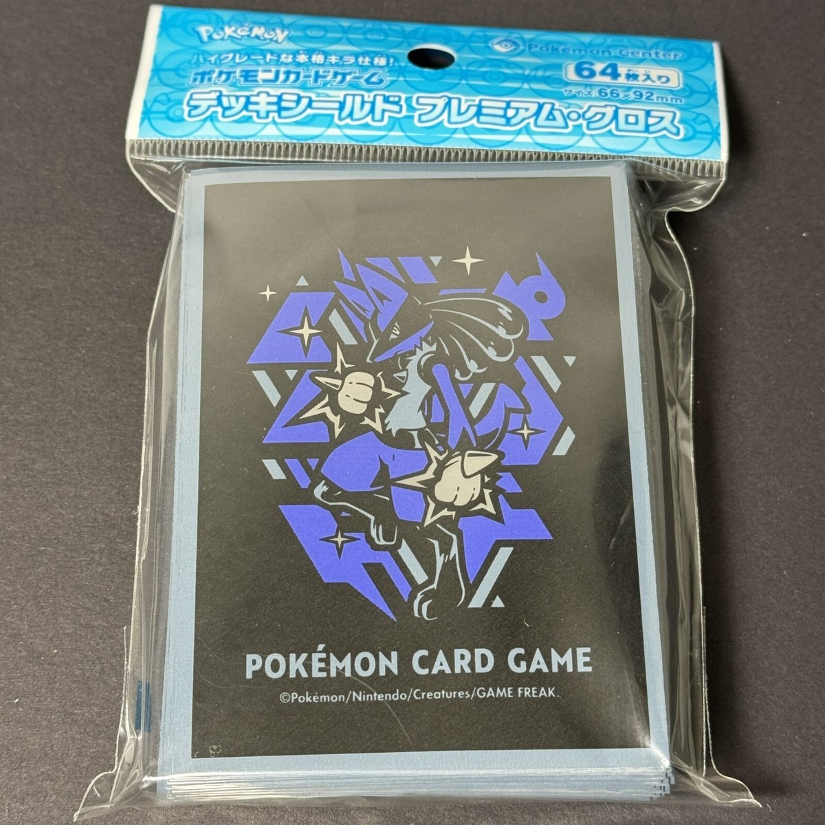Lucario card sleeves Pokemon TCG COOLMETAL Pokemon center JP exclusive  64pcs | eBay