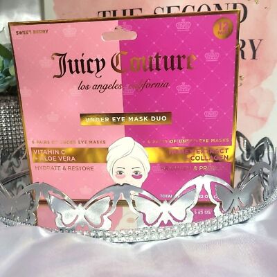Juicy Couture Under Eye Mask Duo 12  Pairs NWT
