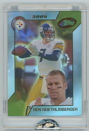 2005 eTopps Ben Roethlisberger Encased by eTopps IN HAND Steelers