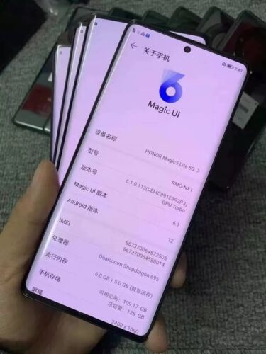 Honor Magic5 Lite 6.67" 64MP Android Snapdragon 695 5G 256 Go Google Play - Photo 3 sur 5