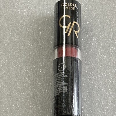 GR GOLDEN ROSE Lipstick Matte Velvet Lipstick 121 new MANUFACTURED SEALEDB (RED)