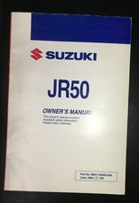 Suzuki JR50 2004 Owners Manual 99011-04492-03A