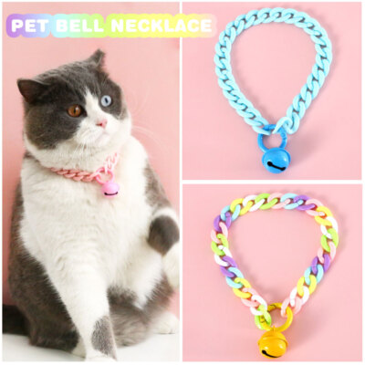 Haustier Katze Welpe Halskette Halsband Katzen Hunde Tierschmuck mit Glocke  | eBay.de