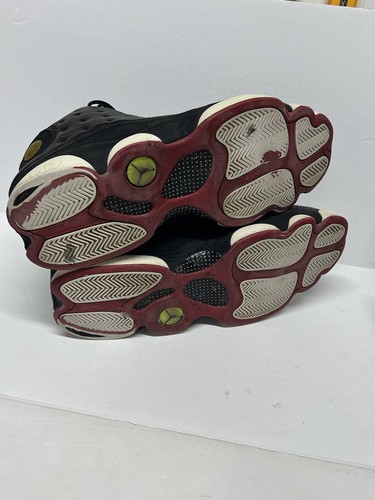 Nike Air Jordan XIII 13 Retro 2011 Playoffs Sz 13 Black/White/ Team Red - Picture 9 of 13