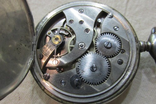 Antico orologio da tasca svizzero in argento 800 Longueve c1895 - Foto 17 di 21