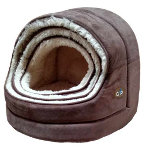 large hooded cat bed