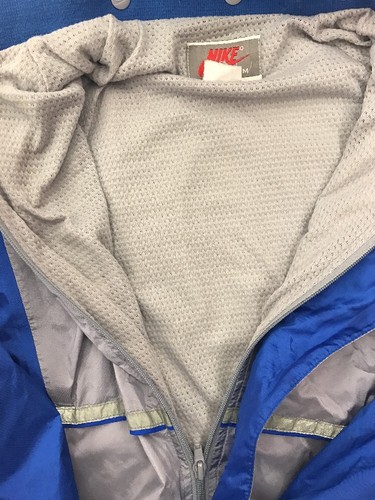 Nike Old Label Herren leichte Kapuzenjacke Größe Medium 3M getragen Vintage Retro - Bild 5 von 8