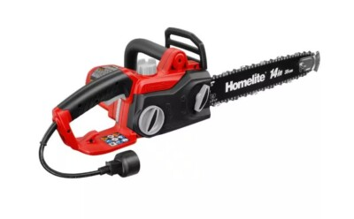 #ad NEW 2024 Homelite 14 in. 9 Amp Electric Chainsaw w Automatic Oiler UT43104 $34.95
