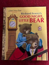 1989 Little Golden Book-Richard Scarry's Good Night, Little Bear
