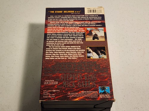 The Stand VHS 1994 2 Tape Set Stephen King - Imagen 7 de 8
