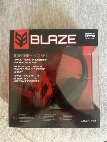 Creative Sound Blaster Blaze Gaming Headset with Detachable Noise-Cancelling Mic