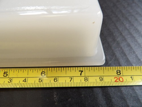 Litecraft Mfg 7” Sq. Milk Glass Recessed Light Shade Diffuser Vintage 54146-B1 - Picture 5 of 8