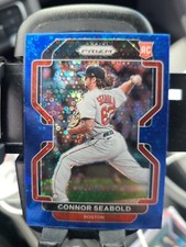 2022 Prizm Baseball Connor Seabold Blue Mojo Prizm Parallel /199 Boston Red Sox!
