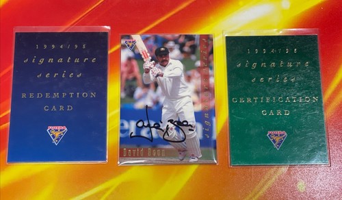 DAVID BOON 1994-95 FUTERA SIGNATURE SERIES REDEMPTION - Picture 3 of 4