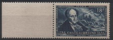France 1948 : N° 816 Vicomte de Chateaubriand NEUF** LUXE