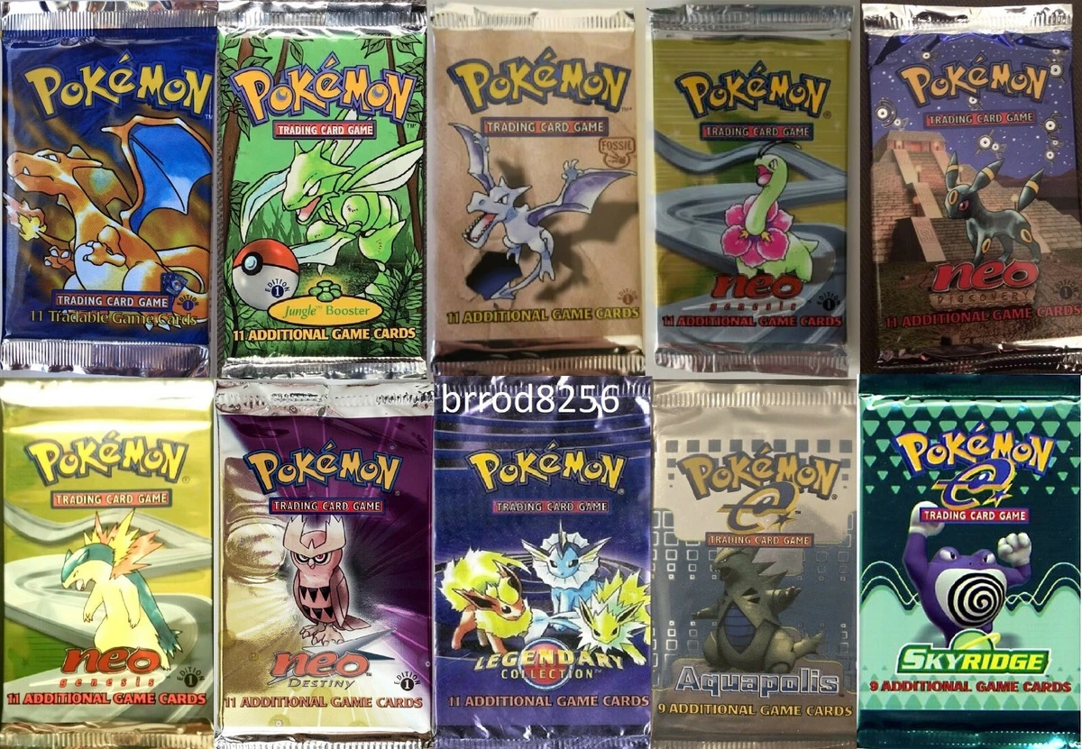 Pokémon TCG Expedition Base Set Sealed Collectible Card Game Packs