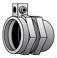O-Z/Gedney 4Q-50FML, Liquidtight Flexible Conduit Comb Coupling, 1/2", 1 PC
