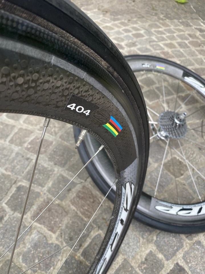 ZIPP 404 Carbon Laufräder, LS, Laufradsatz, Roadbike Wheels, ehem.UVP € 1.795,- - Bild 3 von 4