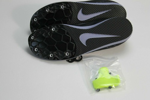 Mens Nike Zoom Rival D 10 Distance Track Spikes Black Indigo 907566-003 New - Picture 6 of 6