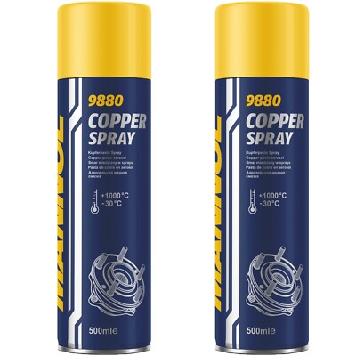 1L MANNOL COPPER SPRAY KUPFERPASTE KUPFERSPRAY SCHMIERMITTEL BREMSENSPRAY PASTE