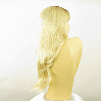 Perruque Femme Blonde Dorée Très Claire - Longueur Longue Bouclée - Bonnet Moyen - Neuf Avec étiquettes