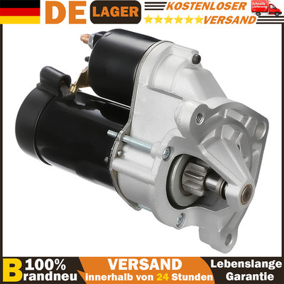 ANLASSER STARTER für CITROEN PEUGEOT 206 207 301 306 307 405 1007 PARTNER BIPPER