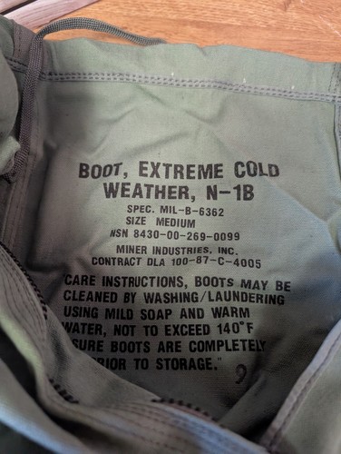 Doublure de bottes militaire américaine temps extrêmement