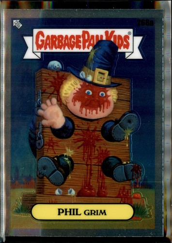 PHIL Grim [Gold Refractor] #W-268a 2024 Garbage Pail Kids Chrome Where Are They Now card