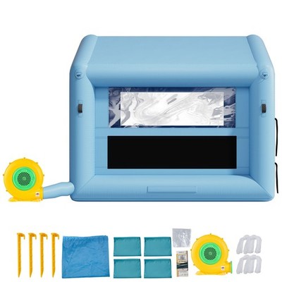 Uimoso Inflatable Paint Booth with Blower, 9.84 x 8.2 x 8.2 ft