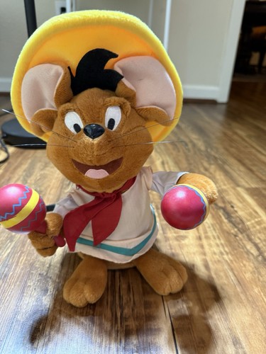 Gemmy Warner Bro store 10" Serenading Speedy Gonzalez Animated plush Maracas - Picture 1 of 5