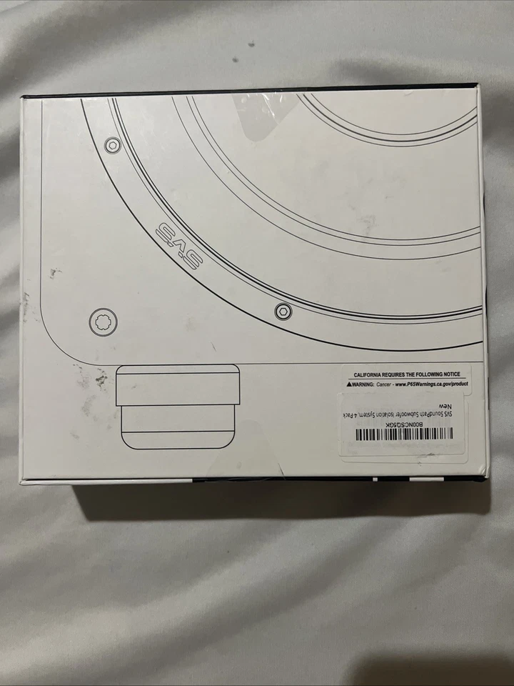 Sistema de aislamiento de subwoofer SVS SoundPath paquete de 4, negro, nuevo Foto 2 de 2