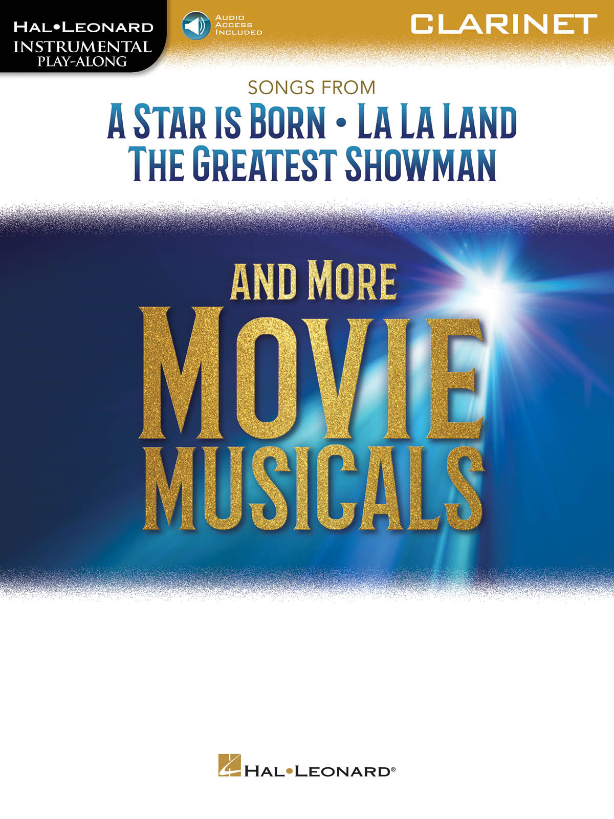 Movie Musicals for Clarinet Solo Instrumental Play-Along Sheet Music Book Audio