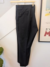 Men's Calvin Klein Dress Pants Black 100% Wool 43R