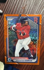2024 Bowman - Chrome Prospects Johanfran Garcia #BCP-49 Orange Shimmer Refractor
