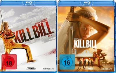 Kill Bill - Volume 1 + Volume 2 im Set # BLU-RAY-NEU