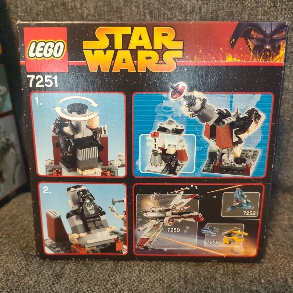 LEGO Star Wars Darth Vader Transformation 7251 In 2005 New Retired - Image 2 of 3