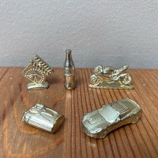 Monopoly Empire Board Game GOLD Tokens 5 Repl...